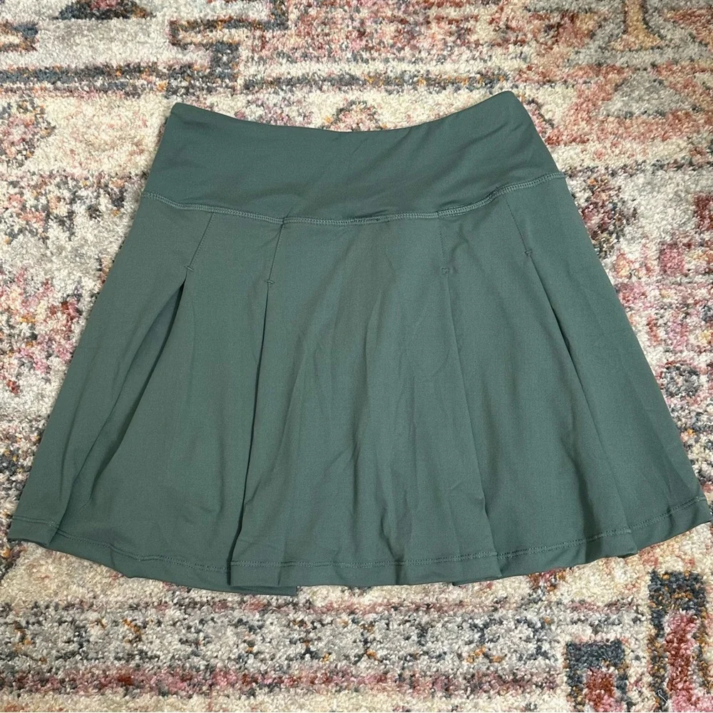 Rae Mode Tennis Skirt Skort Sage Green Size Small Preppy Athleisure Pickleball